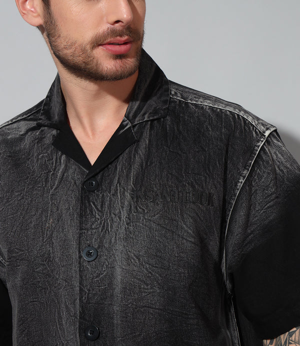 BLACK SIGNATURE| OVERSIZED SHIRT