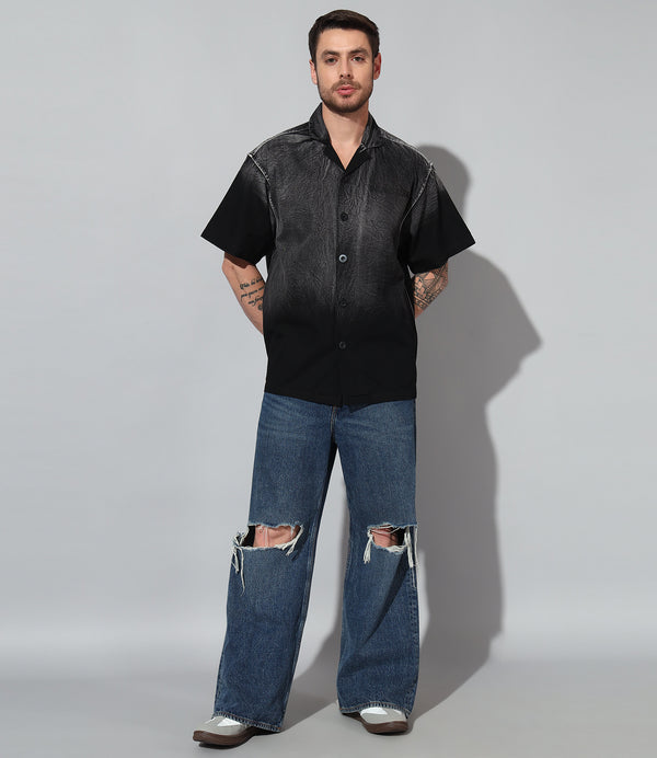 BLACK SIGNATURE| OVERSIZED SHIRT